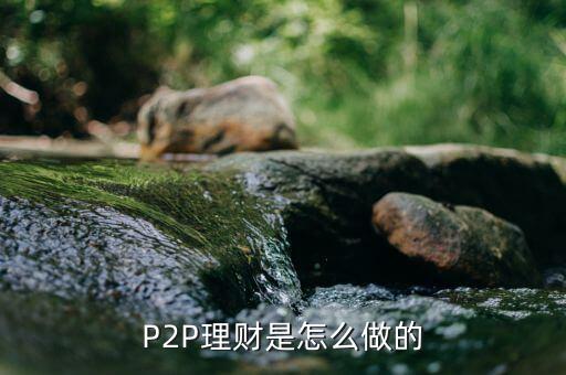 P2P理財(cái)是怎么做的