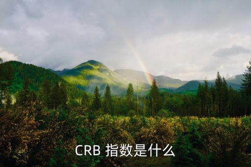 CRB 指數(shù)是什么