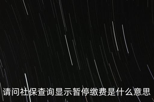 全國(guó)社?；饡和Ｊ裁匆馑?，社保停保是什么意思