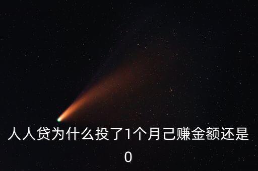 人人貸為什么不顯示收益，人人貸p2p怎么去看不到收益多少