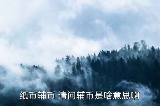 紙幣輔幣 請(qǐng)問輔幣是啥意思啊