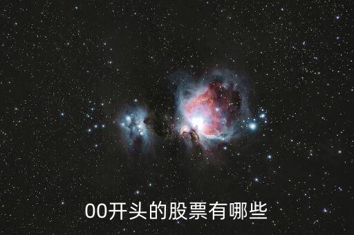 00打頭的是什么股票，00開(kāi)頭的是什么股票