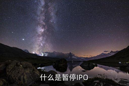 什么是暫停IPO