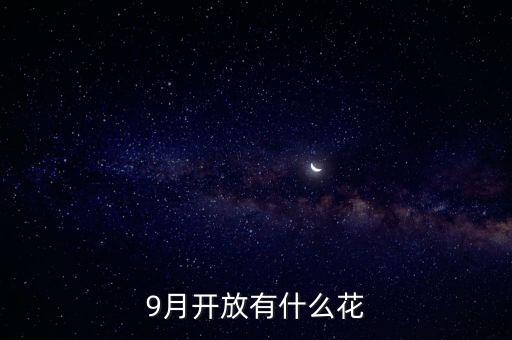 九月什么花經(jīng)路放，9月開放有什么花