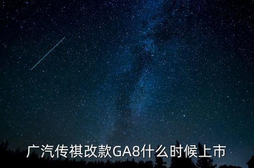 廣汽傳祺ga8什么時(shí)候上市，2021款傳祺GS8什么時(shí)候上市啊