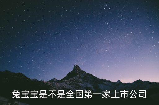 兔寶寶股是什么公司，兔寶寶是什么上市公司