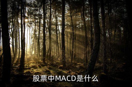 股市MACD線是什么意思，股票中MACD是什么意思