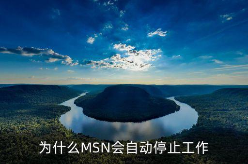 msn為什么停止服務(wù)，MSN怎么不能用了