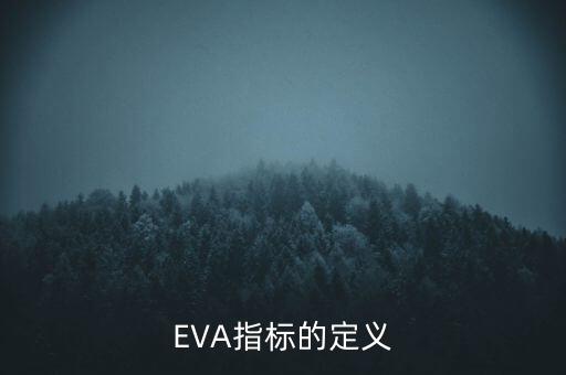 EVA指標的定義