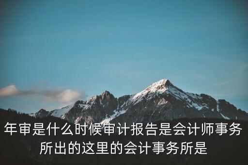 年度審計(jì)報(bào)告什么時(shí)候，企業(yè)財(cái)務(wù)年度審計(jì)報(bào)告什么時(shí)候 有沒有規(guī)定性文件