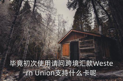 什么是西聯(lián)，畢竟初次使用請問跨境匯款Western Union支持什么卡呢