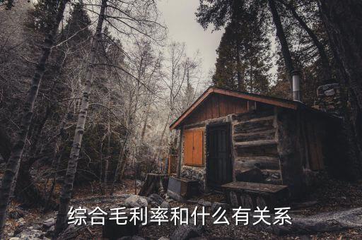什么是綜合毛利，綜合毛利率和什么有關(guān)系