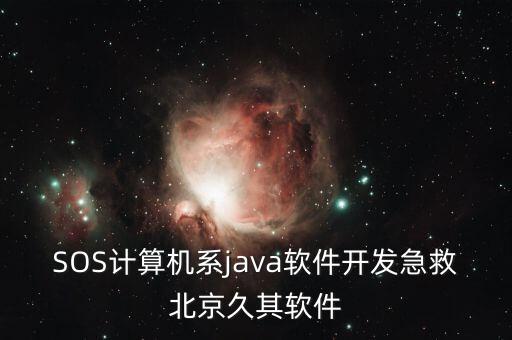 SOS計(jì)算機(jī)系java軟件開發(fā)急救北京久其軟件