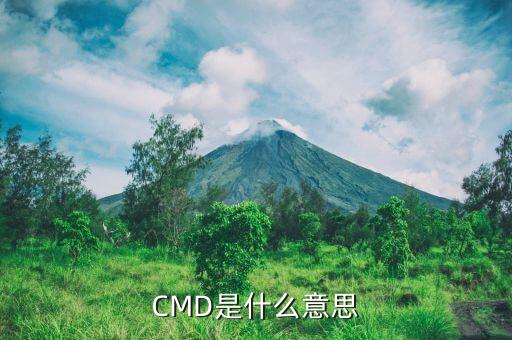 cmd是什么單位，cmd是什么