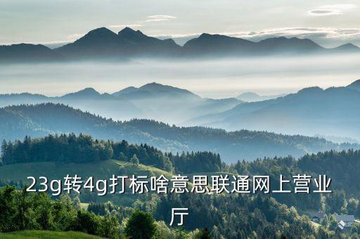 4g固網(wǎng)打標(biāo)什么意思，請(qǐng)問聯(lián)通4G固網(wǎng)打標(biāo)這是什么意思今天上午去營(yíng)業(yè)廳變更了套餐