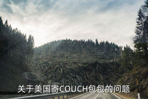 關(guān)于美國寄COUCH包包的問題