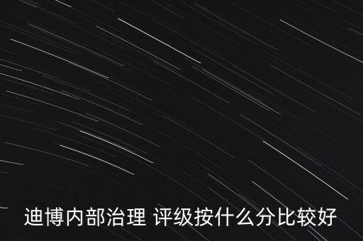 迪博內(nèi)部治理 評級按什么分比較好