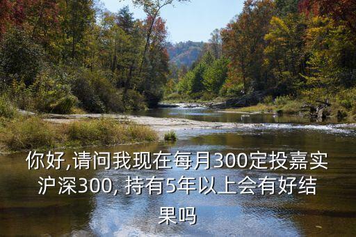 你好,請(qǐng)問(wèn)我現(xiàn)在每月300定投嘉實(shí)滬深300, 持有5年以上會(huì)有好結(jié)果嗎