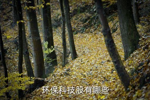  環(huán)保科技股有哪些