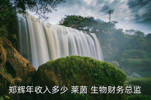 鄭輝年收入多少 萊茵 生物財務(wù)總監(jiān)