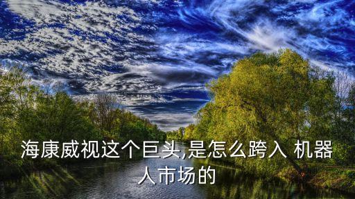 ?？低曔@個(gè)巨頭,是怎么跨入 機(jī)器人市場(chǎng)的