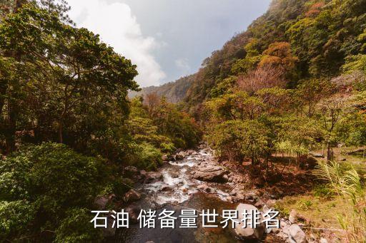  石油 儲(chǔ)備量世界排名