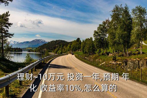 理財~10萬元 投資一年,預(yù)期 年化 收益率10%,怎么算的