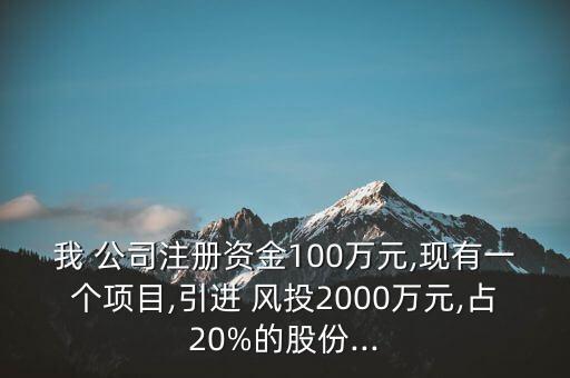 風投公司投資占股比例,如何獲得風投公司投資