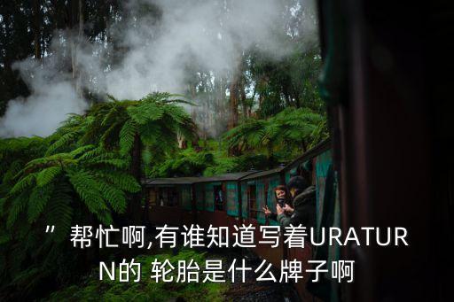 ”幫忙啊,有誰(shuí)知道寫(xiě)著URATURN的 輪胎是什么牌子啊