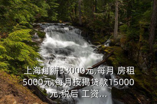 上海工資和房租,工資10000房租多少合適