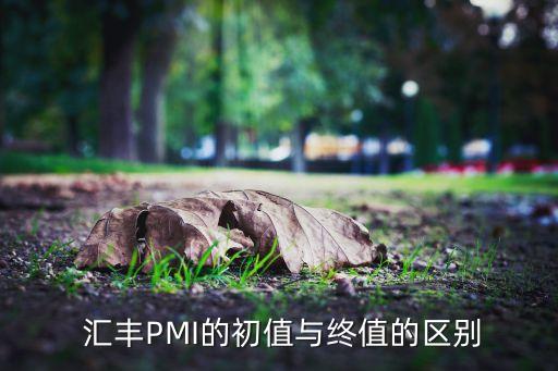  匯豐PMI的初值與終值的區(qū)別