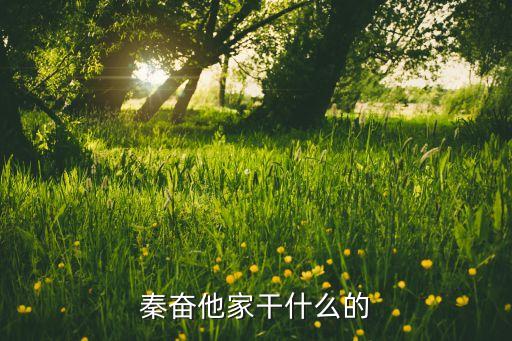 秦奮他家干什么的