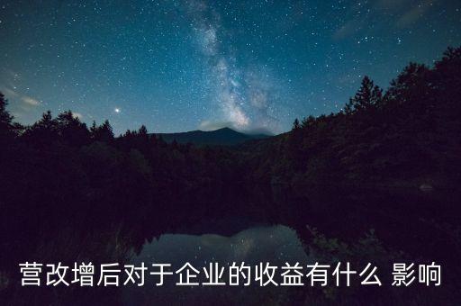 營(yíng)業(yè)稅改增值稅對(duì)本公司的影響