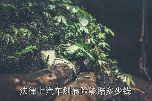 法律上汽車劃痕險(xiǎn)能賠多少錢