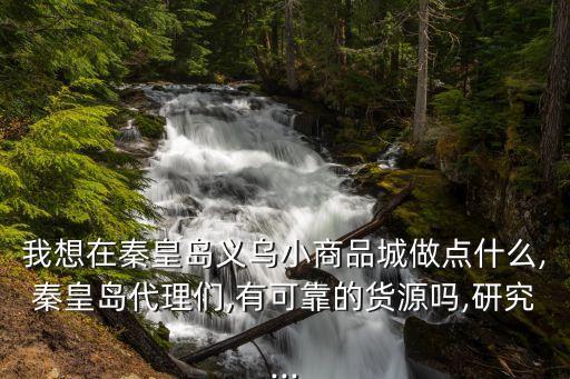 我想在秦皇島義烏小商品城做點(diǎn)什么,秦皇島代理們,有可靠的貨源嗎,研究...