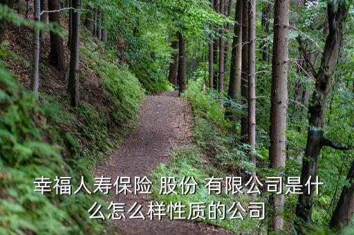  幸福人壽保險 股份 有限公司是什么怎么樣性質(zhì)的公司