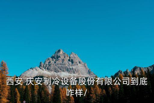 西安 慶安制冷設(shè)備股份有限公司到底咋樣/