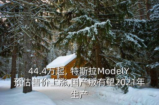 44.4萬起, 特斯拉ModelY預(yù)估售價上漲,國產(chǎn)版有望2021年生產(chǎn)