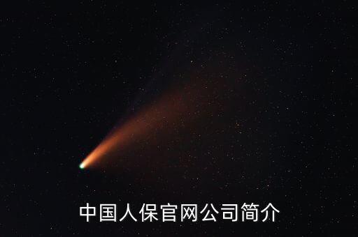 中國人保官網(wǎng)公司簡介