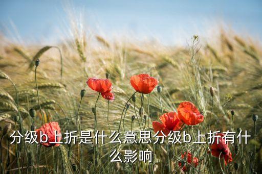 分級b上折是什么意思分級b上折有什么影響