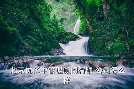  北京優(yōu)擇中管理顧問有限 公司怎么樣