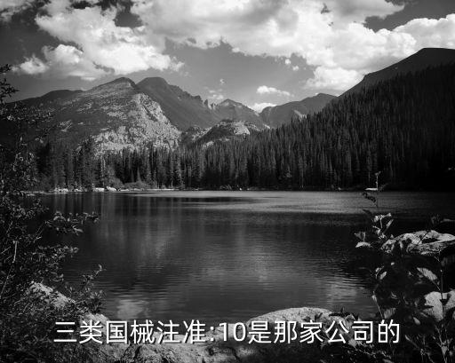 三類國(guó)械注準(zhǔn):10是那家公司的