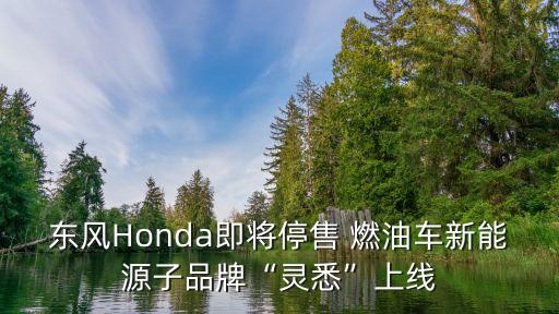 東風(fēng)Honda即將停售 燃油車新能源子品牌“靈悉”上線