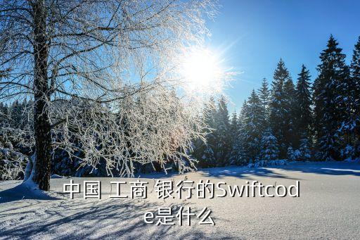 中國(guó) 工商 銀行的Swiftcode是什么