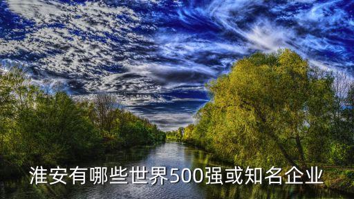 淮安有哪些世界500強(qiáng)或知名企業(yè)