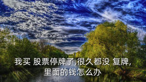 我買(mǎi) 股票停牌了,很久都沒(méi) 復(fù)牌,里面的錢(qián)怎么辦