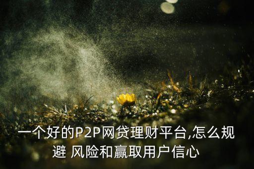 p2p投資風(fēng)險(xiǎn)的防范,簡述投資風(fēng)險(xiǎn)的產(chǎn)生與防范