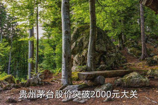 貴州茅臺股價突破2000元大關(guān)