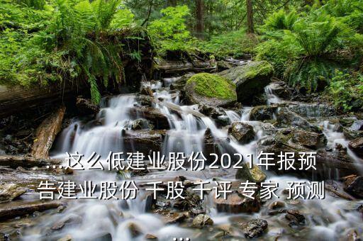 ...這么低建業(yè)股份2021年報(bào)預(yù)告建業(yè)股份 千股 千評 專家 預(yù)測...