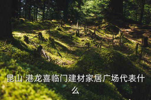 昆山 港龍喜臨門建材家居廣場(chǎng)代表什么